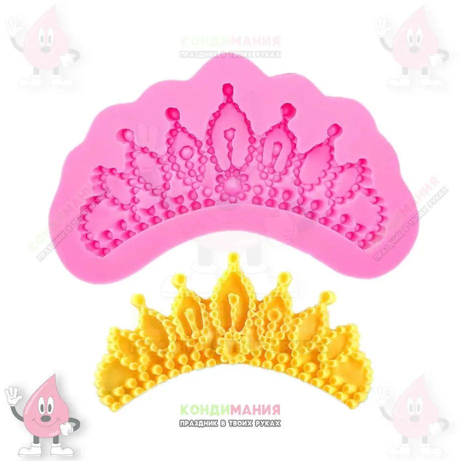 Молд Диадема, 10,7х5,3 см #1