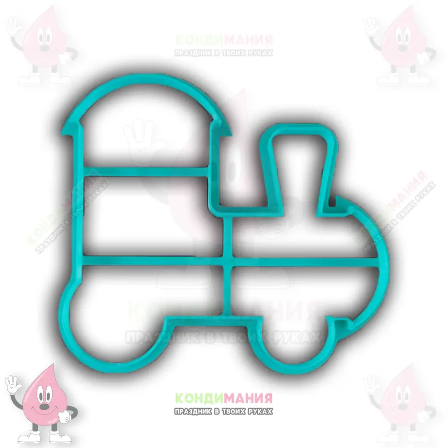 Вырубка Паровозик, 11 см #1