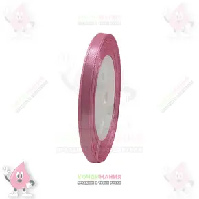 Лента атласная 6 мм, розовый ярко, 23+-1 м Похожие товары