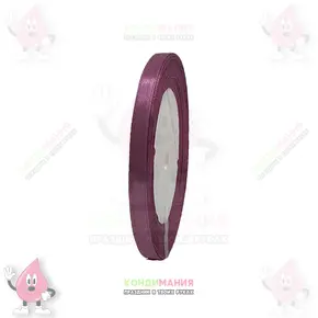 Лента атласная 6 мм, сливовый, 23+-1 м Похожие товары