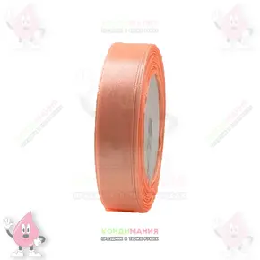 Лента атласная 20 мм, персиковый, 23+-1 м Похожие товары