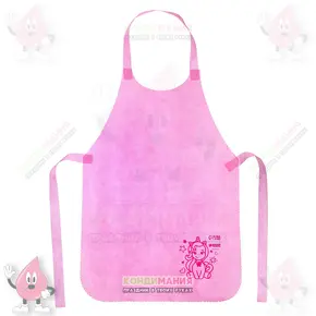 Фартук ДЕТСКИЙ розовый, 42х63 см, Единорожка Похожие товары