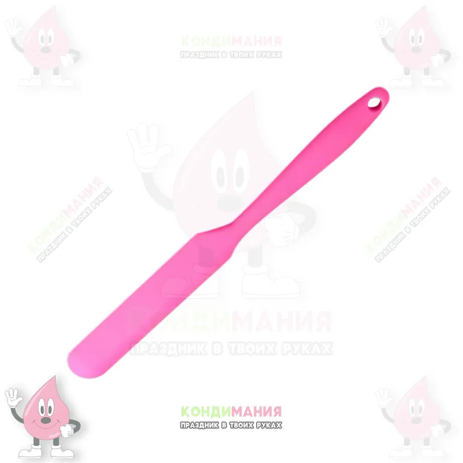 Лопатка-палетка прямая 24,5 см, силикон (12 см) #1