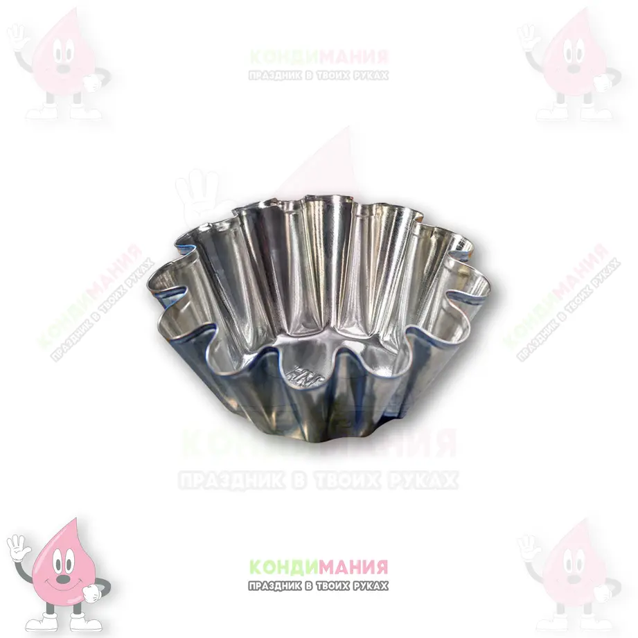 Форма металлическая для кекса, 9х5х4 см #1