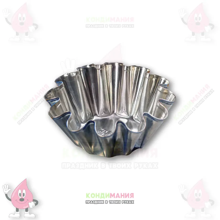 Форма металлическая для кекса, 12х6,5х5 см #1