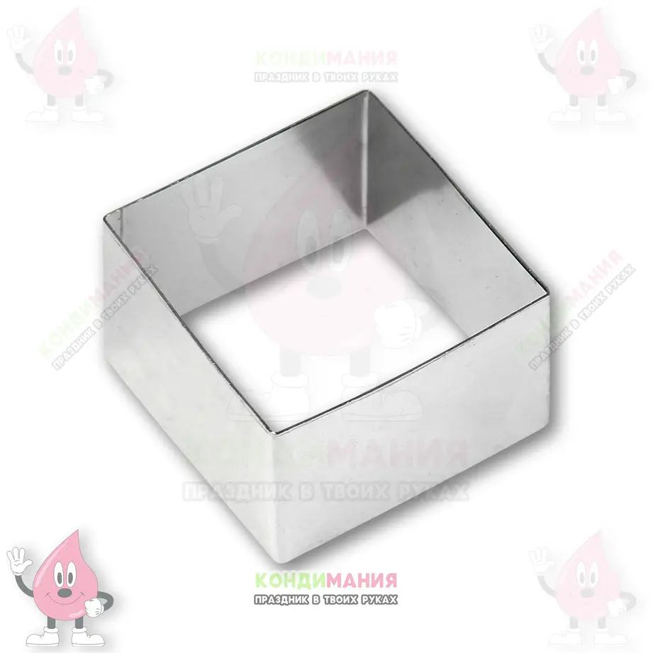 Квадрат для выпечки, h-10 см, L-22 см #1