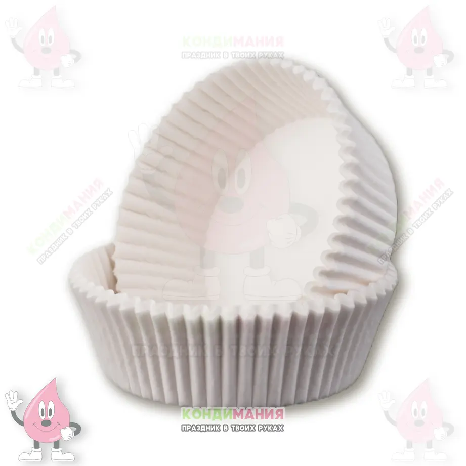 Капсулы для тарталеток 6х2,5 см, белый, 25 шт +-2шт #1