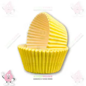 Капсулы для капкейков 5х3,5 см, желтый, 25 шт +-2 шт Похожие товары