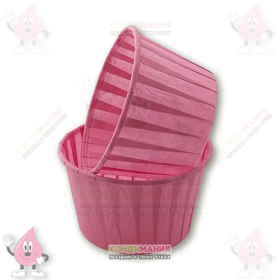 Капсула с бортиком 5х4 см, розовый антик #1