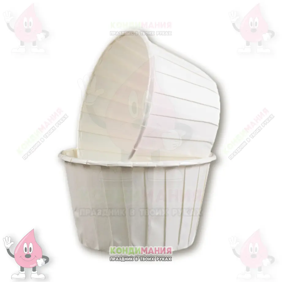 Капсула с бортиком 5х4 см, белый #1