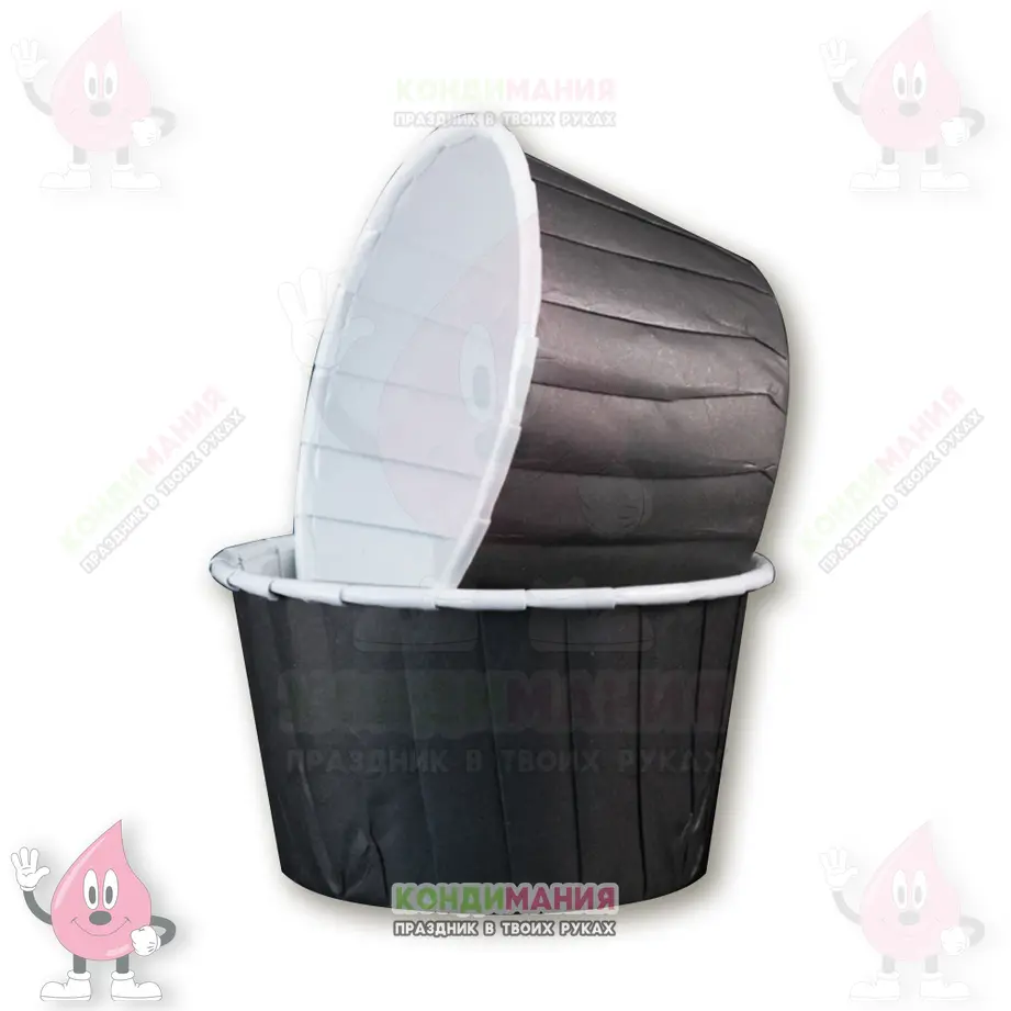 Капсула с бортиком 5х4 см, черный #1