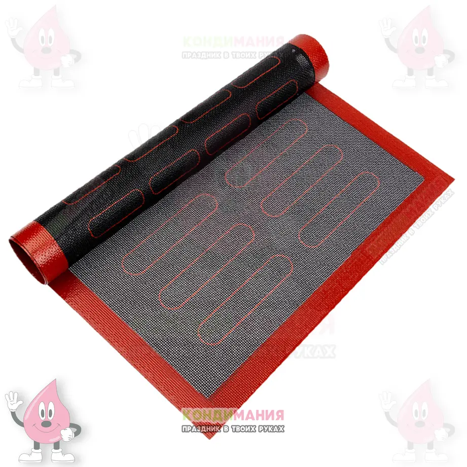 Коврик перфорированный для эклеров 60х40 см #1