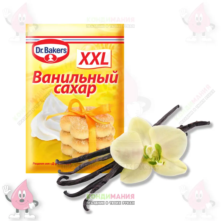 Сахар ванильный Dr.Bakers, 40 г #1
