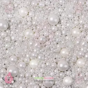 Посыпка шарики, 2-15 мм, Белые, 25 г Похожие товары
