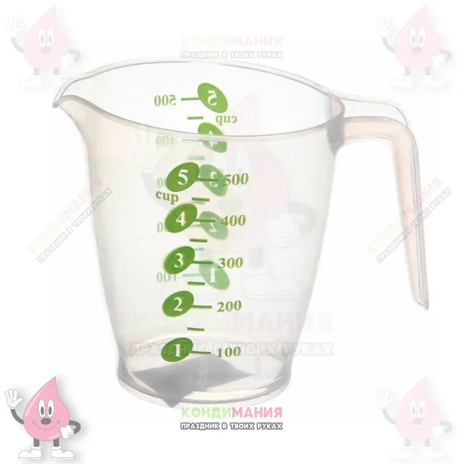 Кувшин мерный прозрачный Колор, 1 л #1