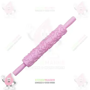 Скалка узорная Сердца 25 см Похожие товары