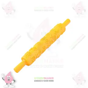 Скалка узорная Цветок 25 см Похожие товары