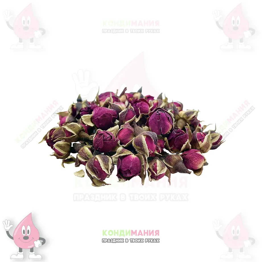 Сухоцвет Роза, 20 г, целые бутоны #1