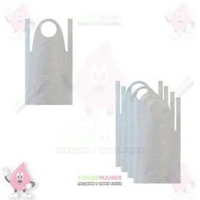 Фартук одноразовый белый, 70х110 см, 5 шт, ПНД Похожие товары