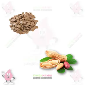 Глазурь шоколадная Арахис (молочная), 1,7 см, 200 г, Шокомилк Похожие товары