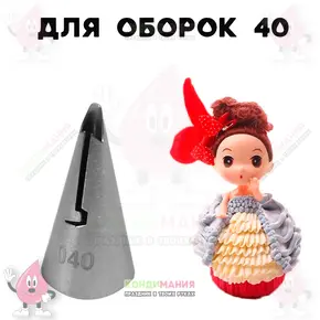 Насадка для оборок 040, длина 25 мм Похожие товары