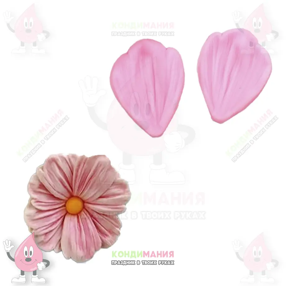 Вайнер Лепесток тюльпана, 4,3х3,2 см #1